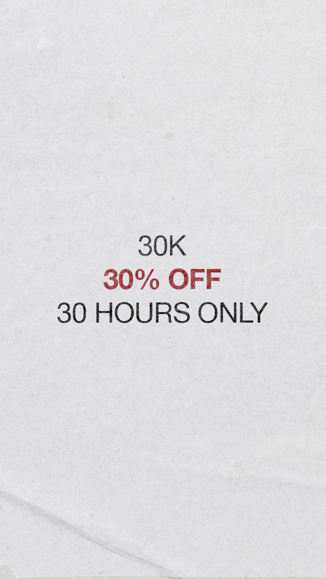 30% OFF SITEWIDE